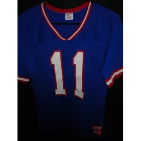 NFL Football Vintage 70s New York Giants Phil Simms #11 Jersey Small Rawlings - Picture 1 of 5